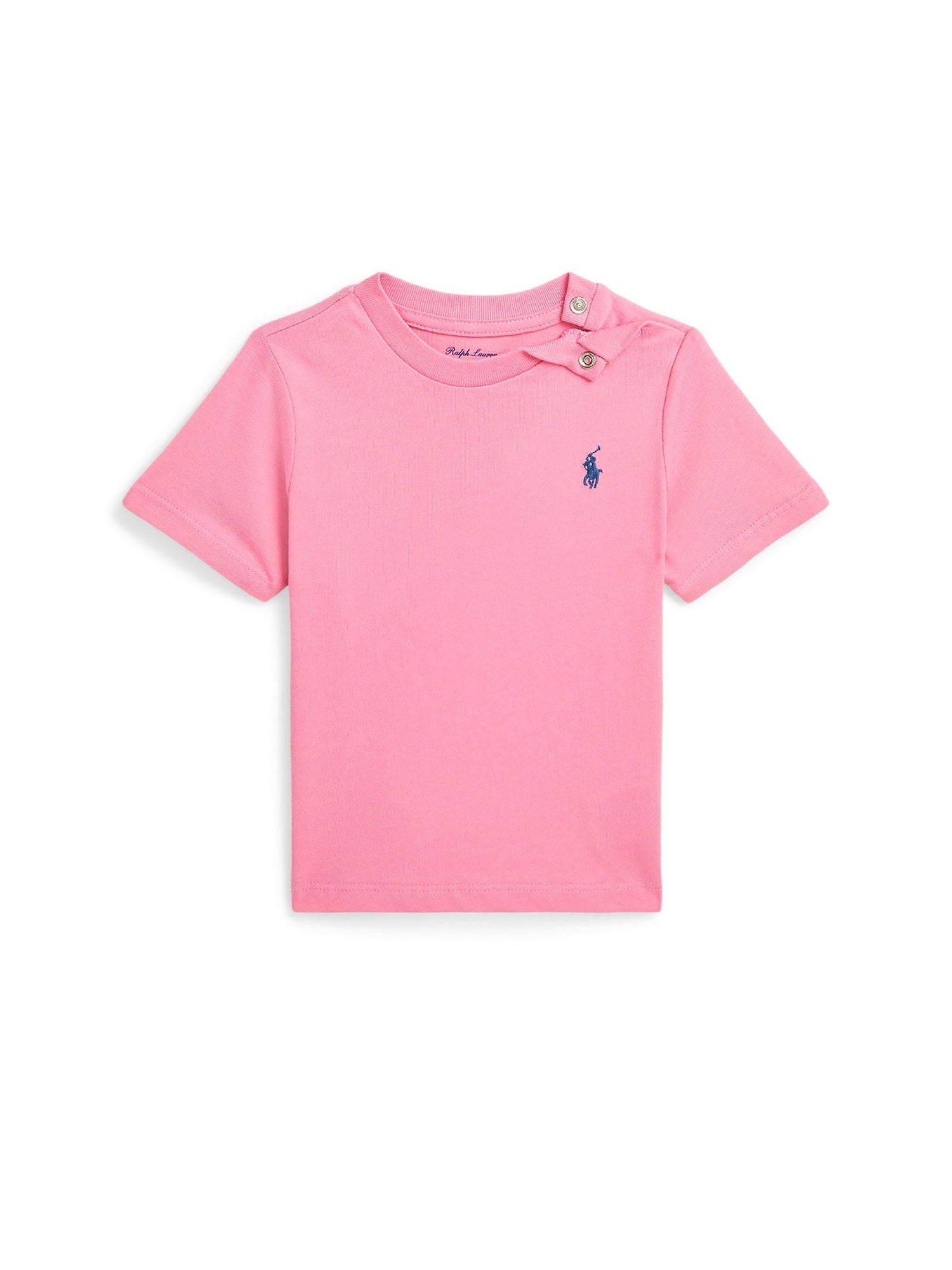 T-shirt col rond en jersey de coton - Florida Pink