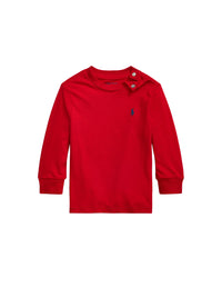 T-shirt à manches longues en jersey coton - Red