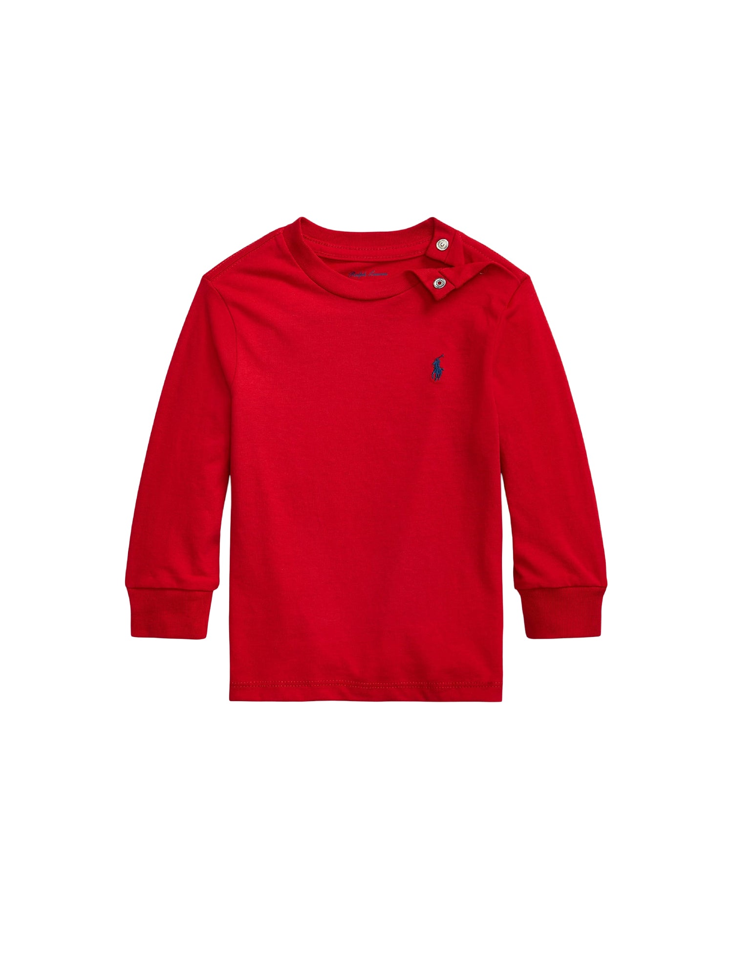 T-shirt à manches longues en jersey coton - Red