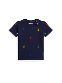 T-shirt poney Polo en coton piqué - Refined Navy Core