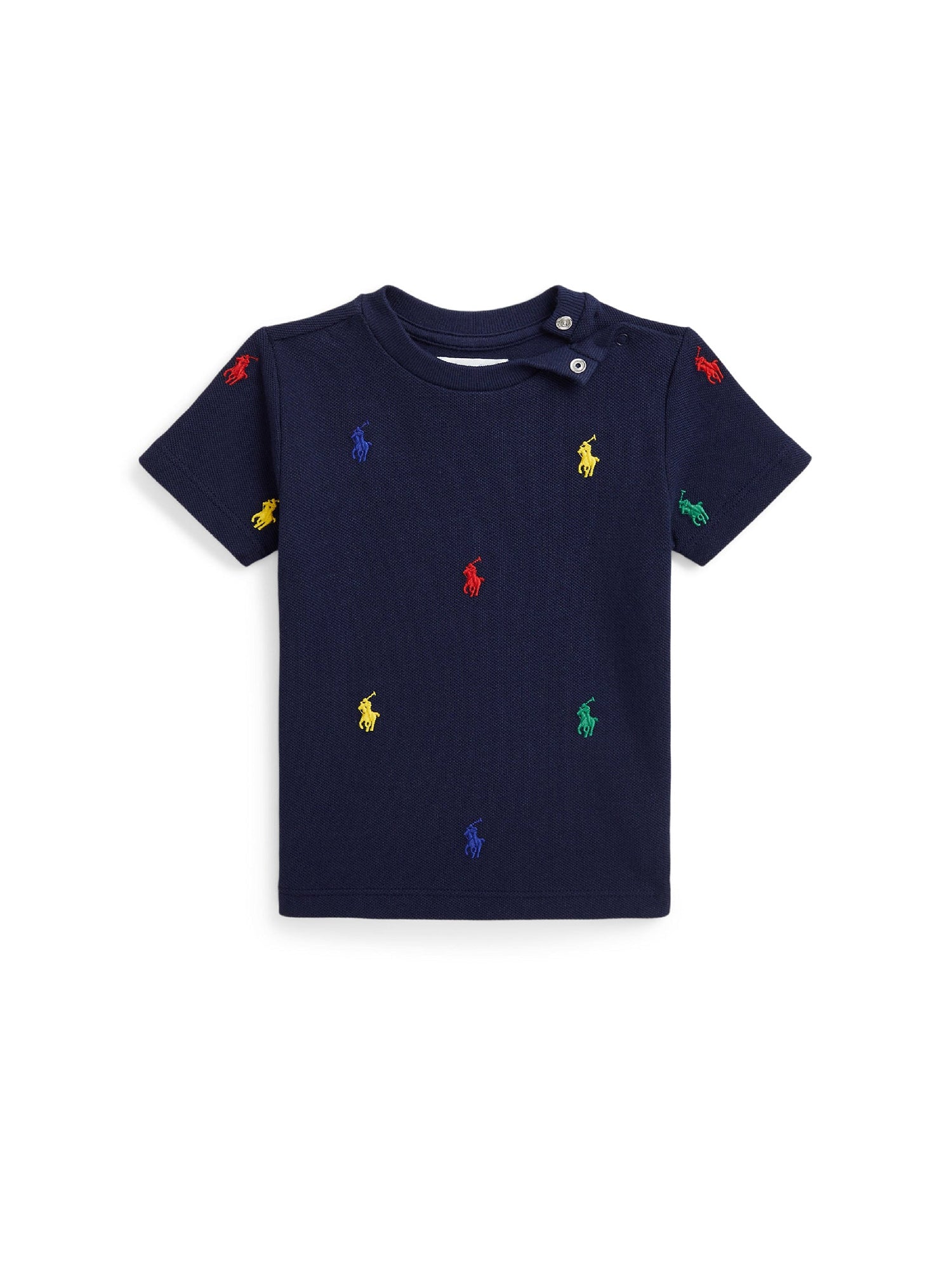 T-shirt poney Polo en coton piqué - Refined Navy Core