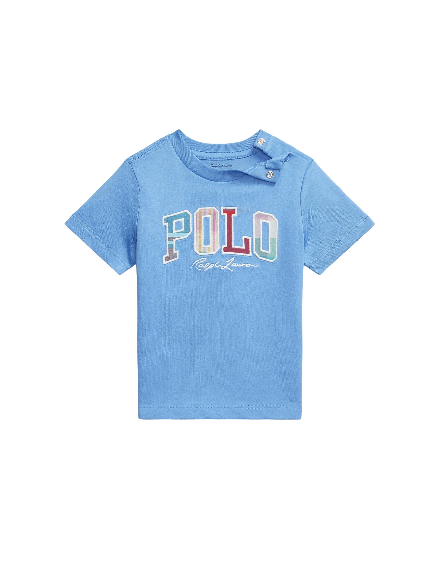T-shirt à logo en jersey de coton  - Harbor Island Blue
