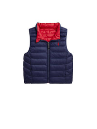 Gilet réversible matelassé - Newport Navy & Red