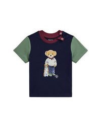 Polo Bear T-shirt in cotton jersey - Refined Navy & Multicolour
