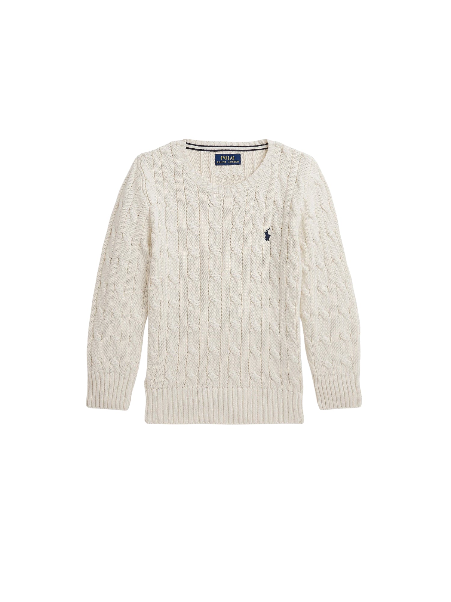 Pull en coton torsadé - Andover Cream