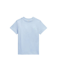 T-shirt col rond jersey de coton - Blue Hyacinth