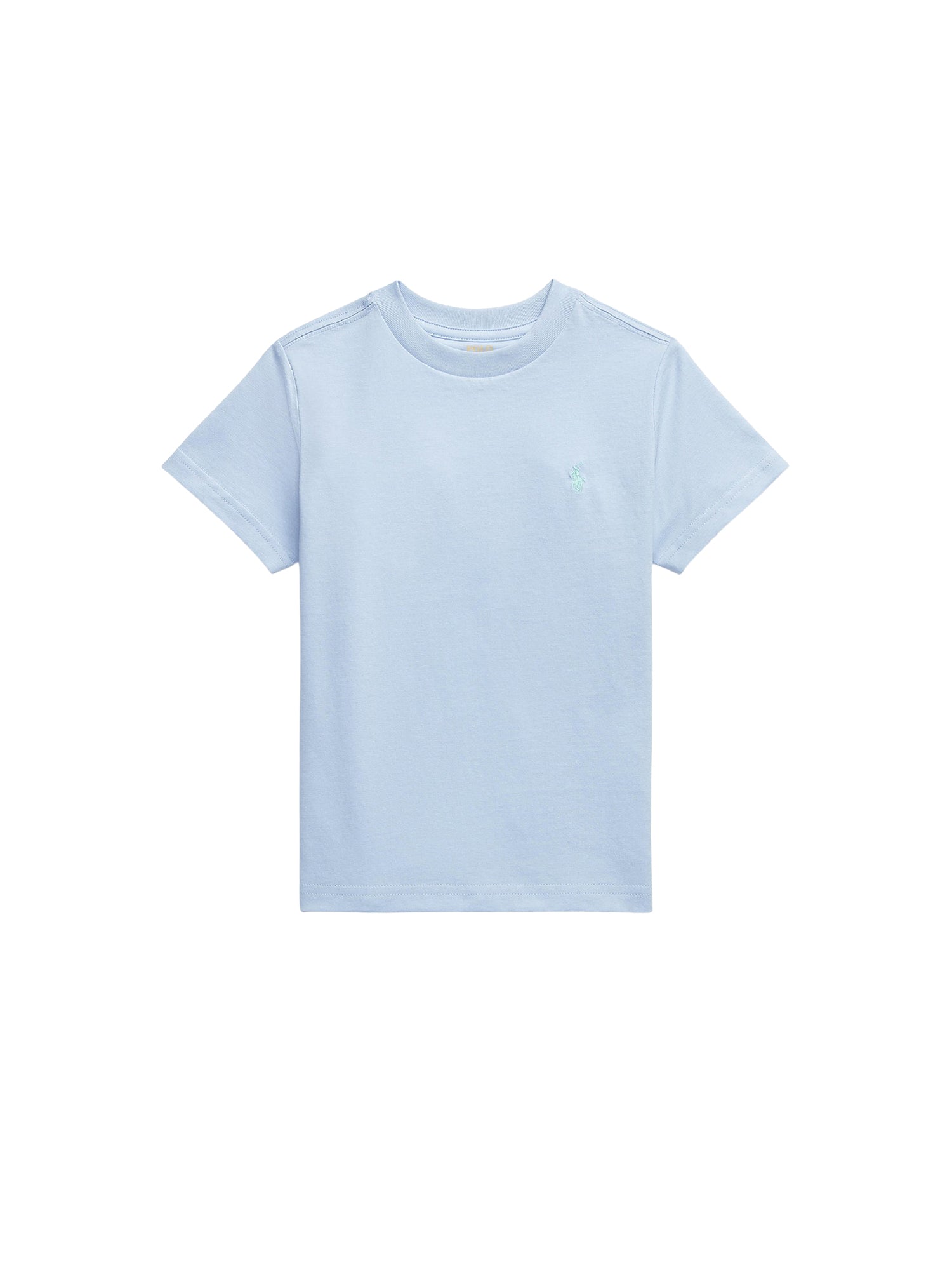 T-shirt col rond jersey de coton - Blue Hyacinth