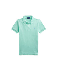 Polo en coton piqué - Aqua Verde