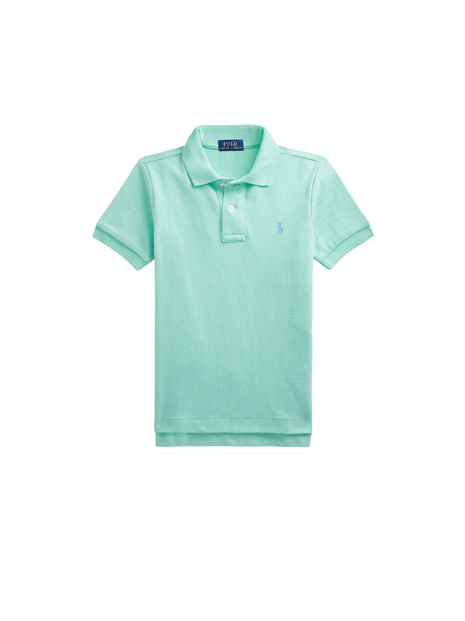 Polo en coton piqué - Aqua Verde