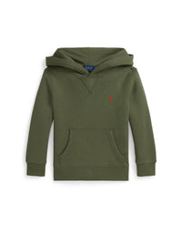 Fleece hoody - Mint Olive
