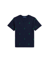 T-shirt poney Polo en coton piqué - Refined Navy