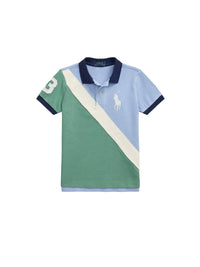 Polo Big Pony en coton piqué - Chambray, Blue & Multicolore