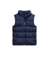 Waistcoat with zip fastening - Navy blue
