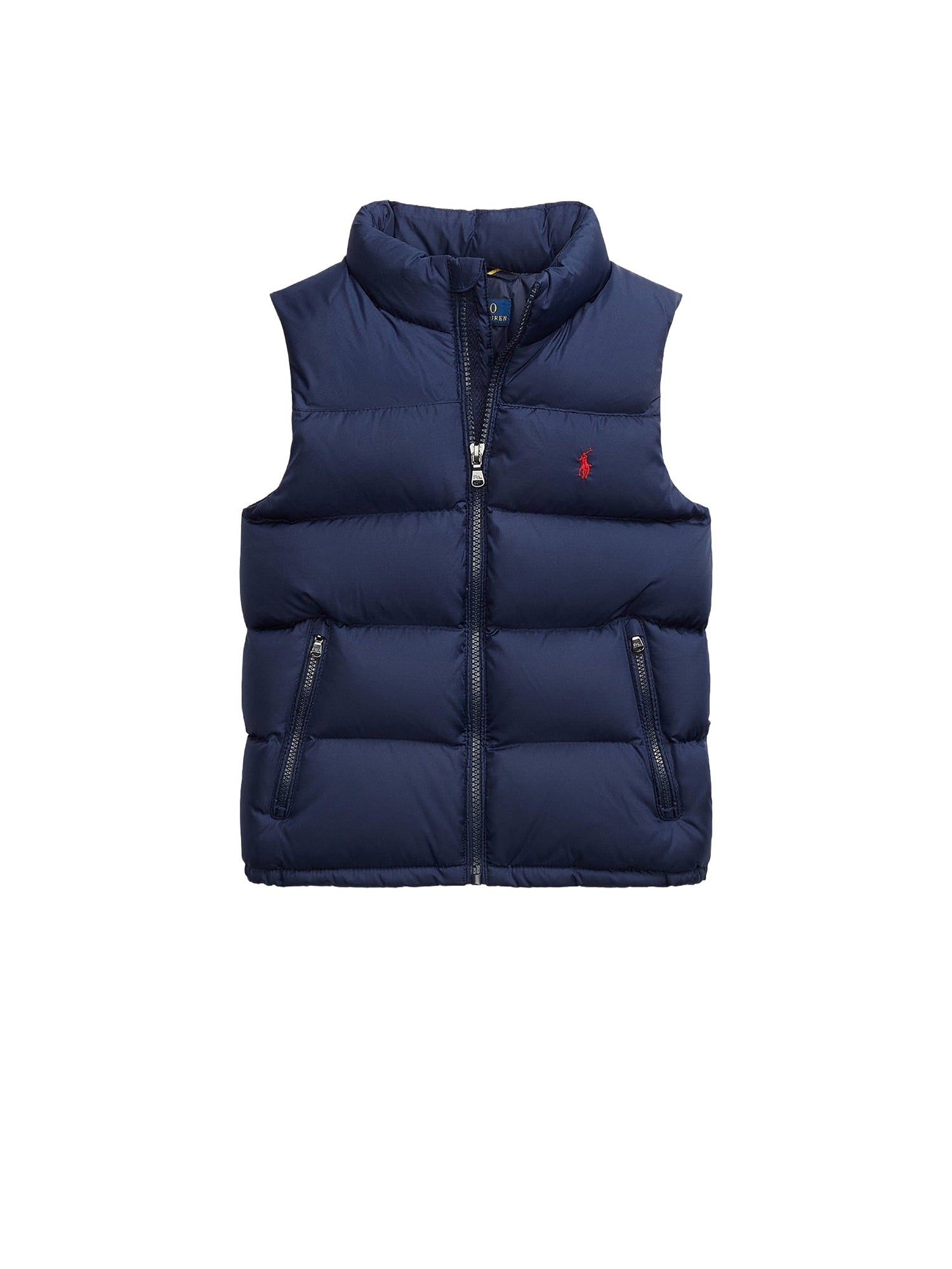 Waistcoat with zip fastening - Navy blue