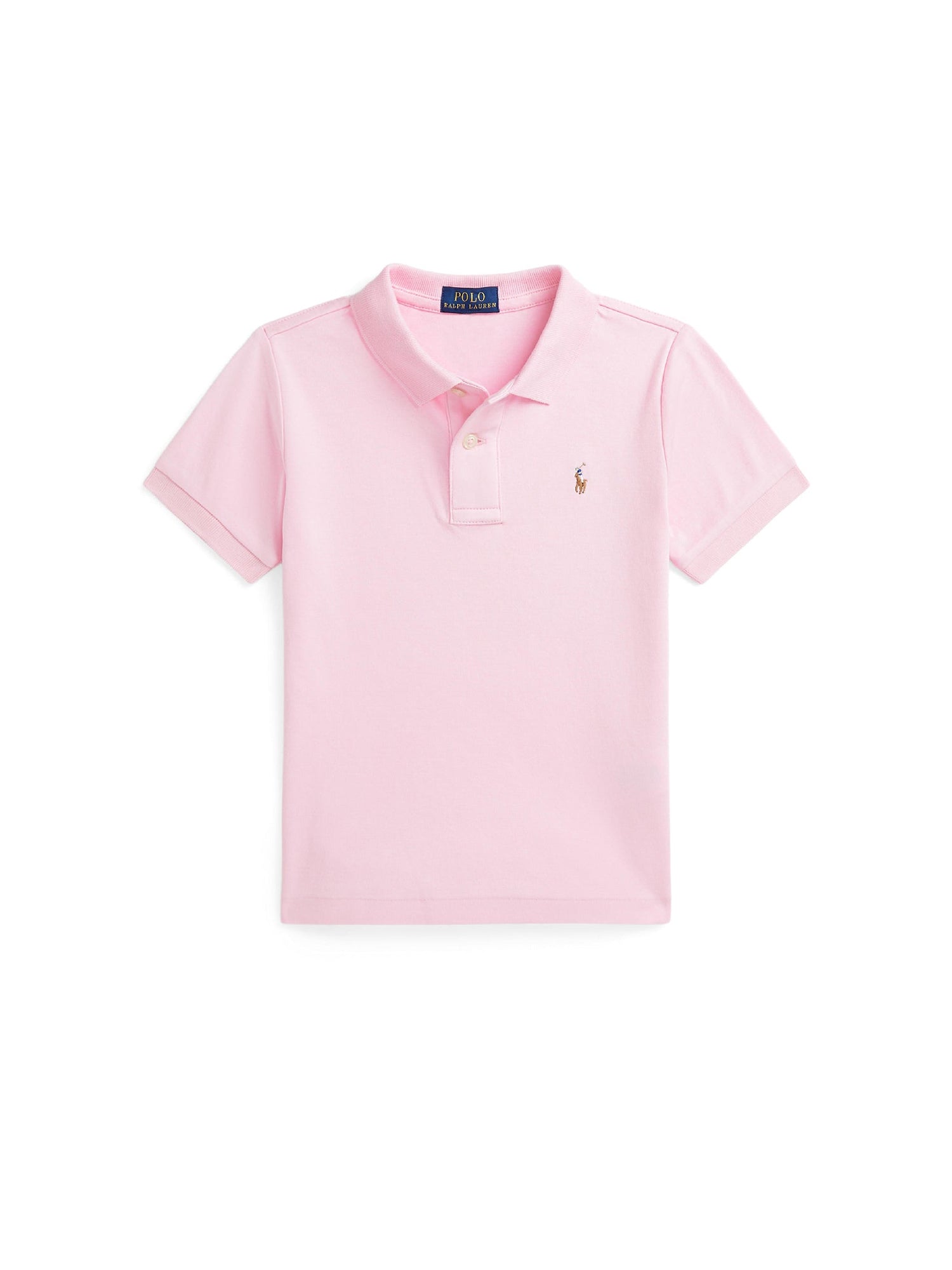 Polo en coton doux - Carmel Pink