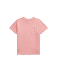 Cotton jersey pocket T-shirt - Faded Peony