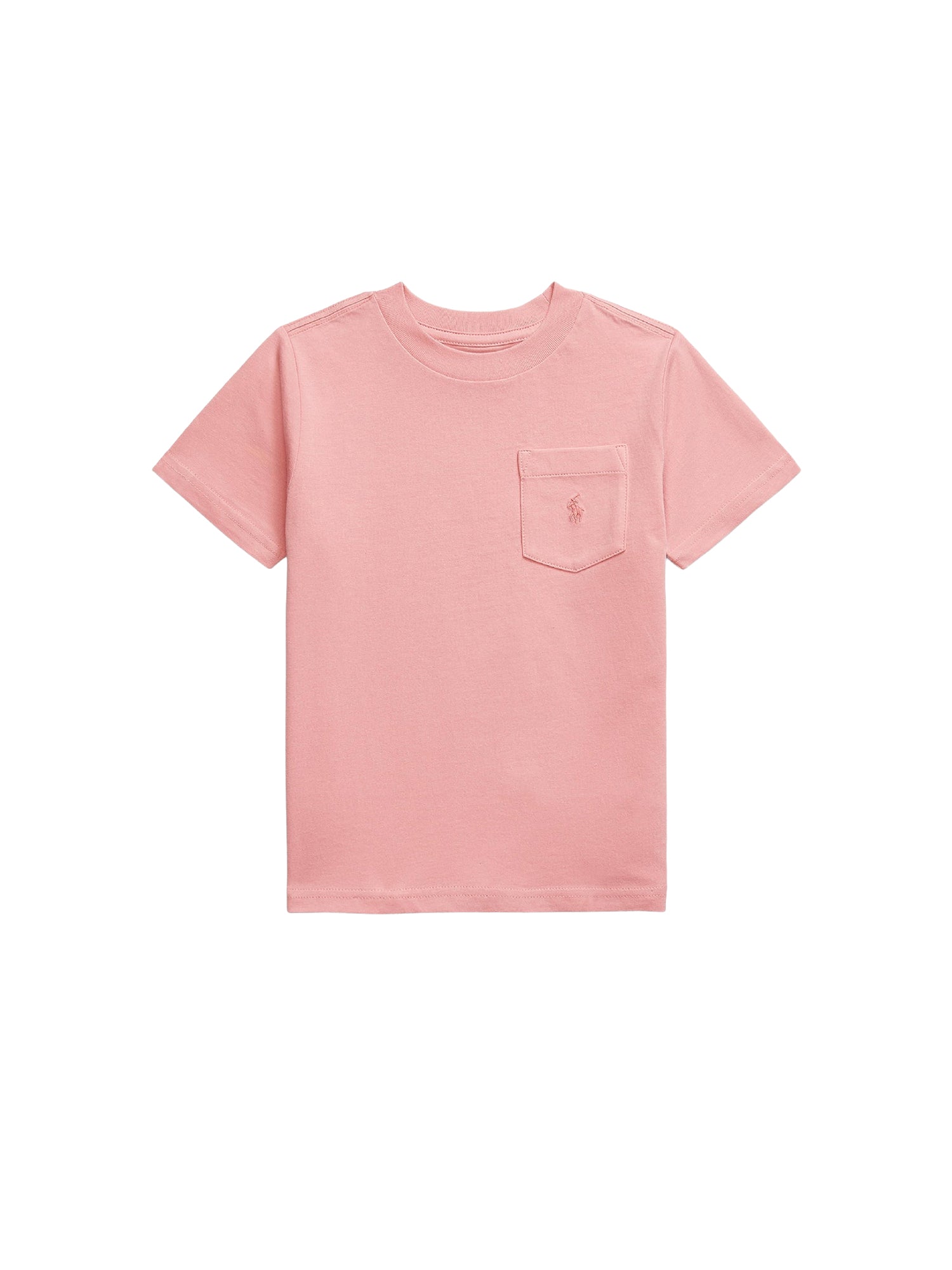 Cotton jersey pocket T-shirt - Faded Peony