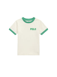 T-shirt bordure contrastée logo en jersey - Nevis