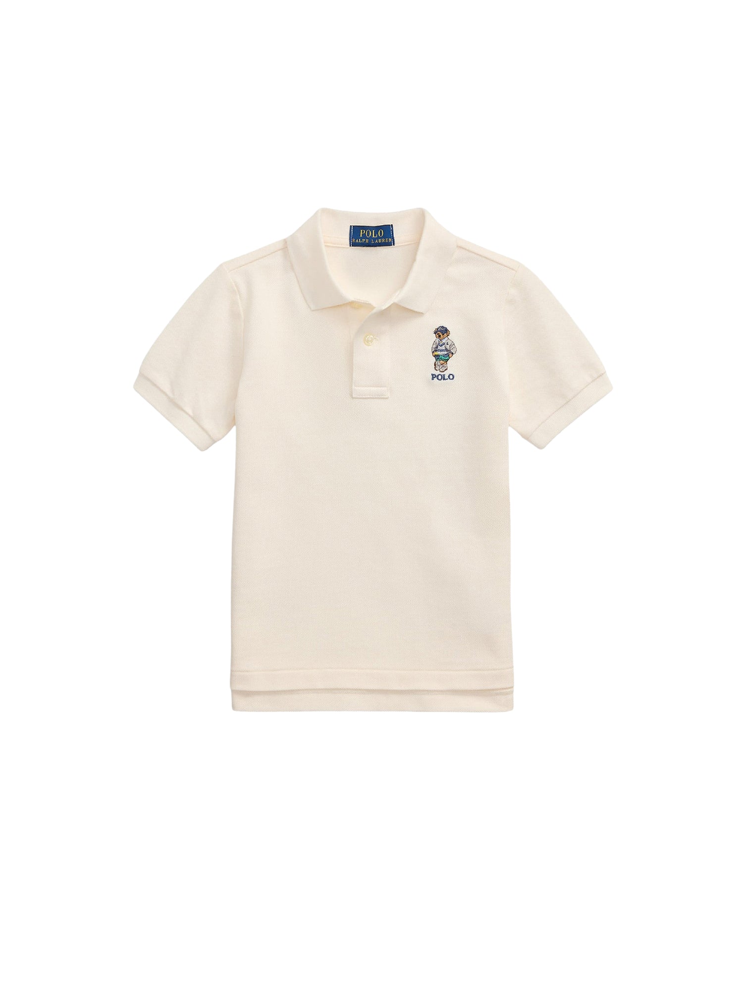 Bear cotton pique polo shirt - Nevis Bear