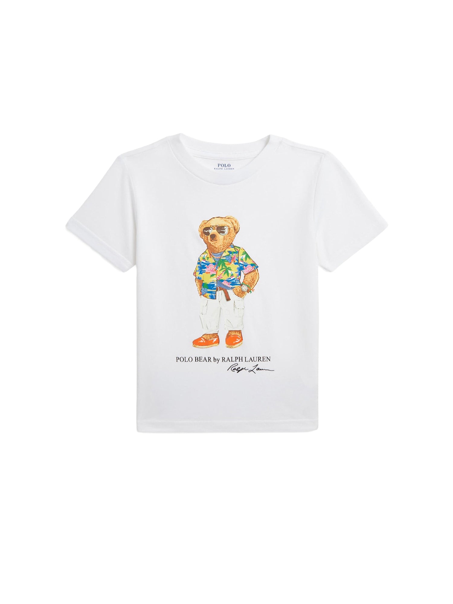 T-shirt Polo Bear en jersey de coton  - Bear White