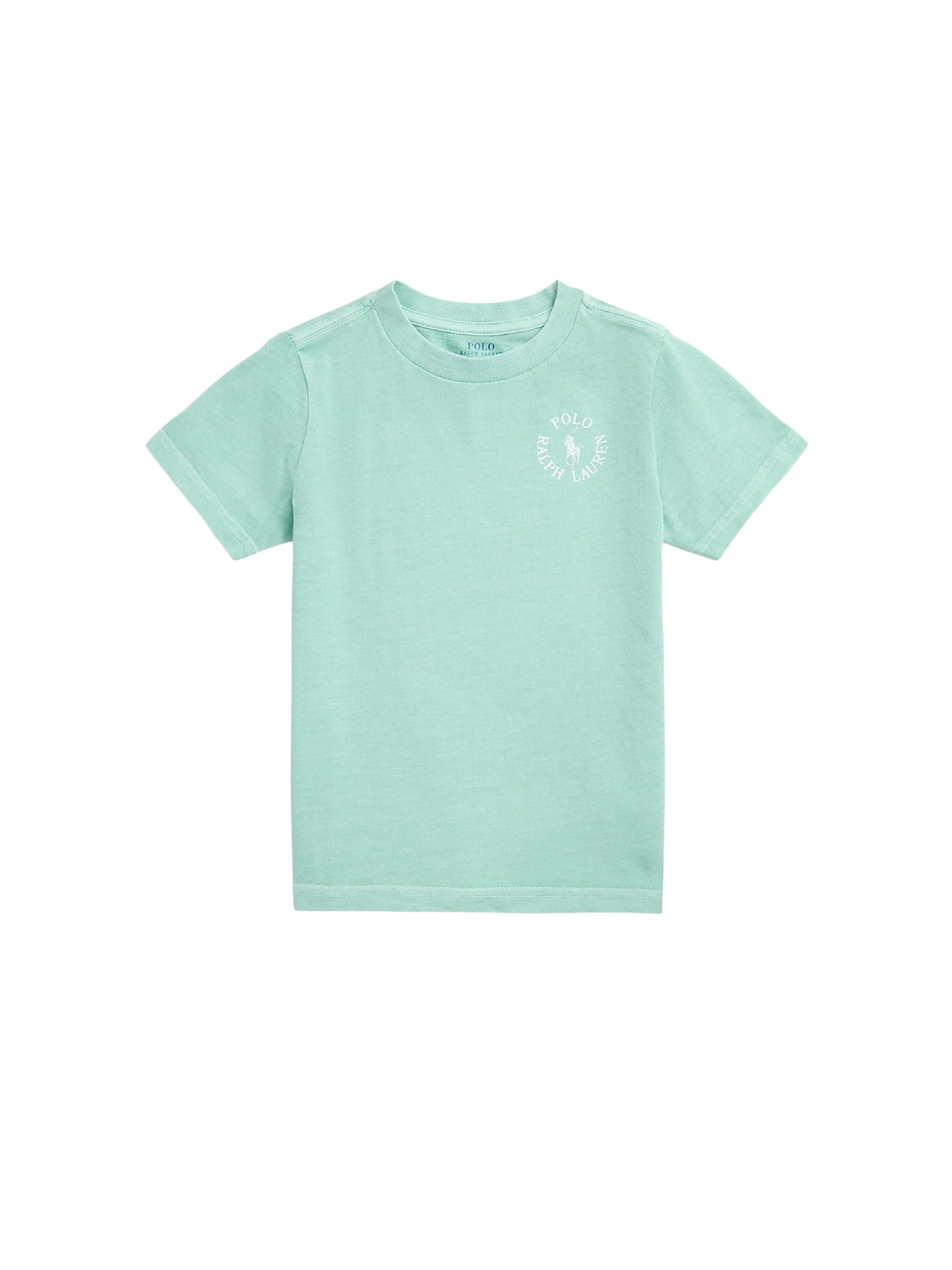 T-shirt à logo en jersey de coton - Celadon