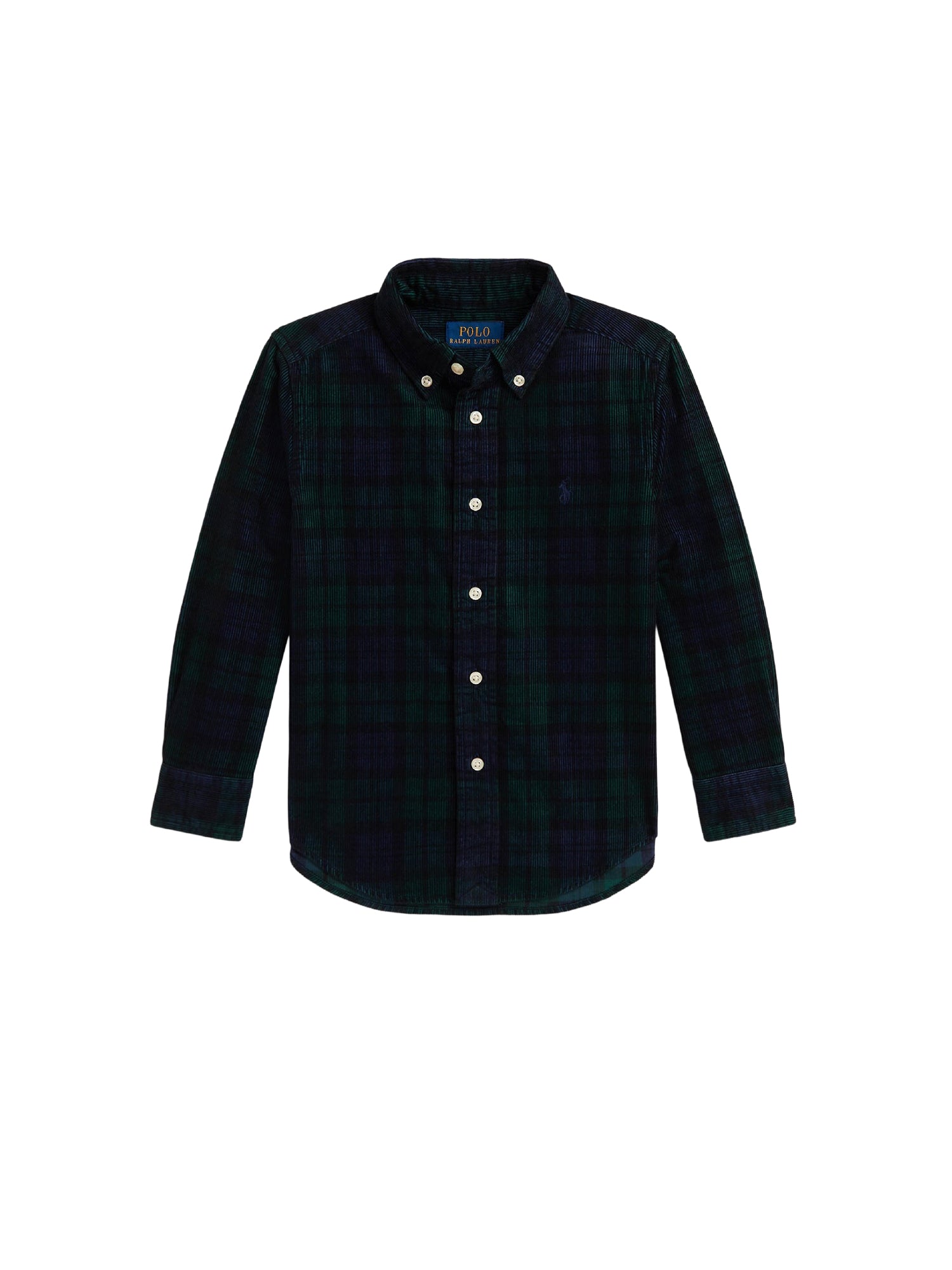 Chemise écossaise en velours côtelé - Navy, Pine & Multicolore