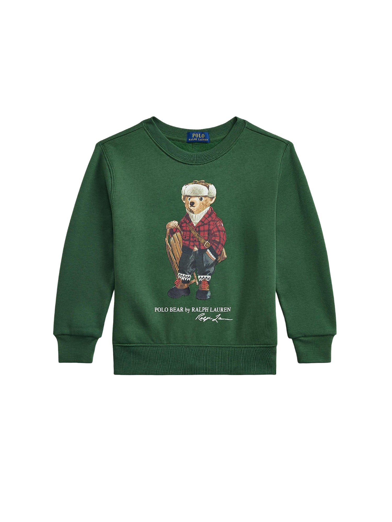 Sweat Polo Bear en molleton - Bear Bottle Green