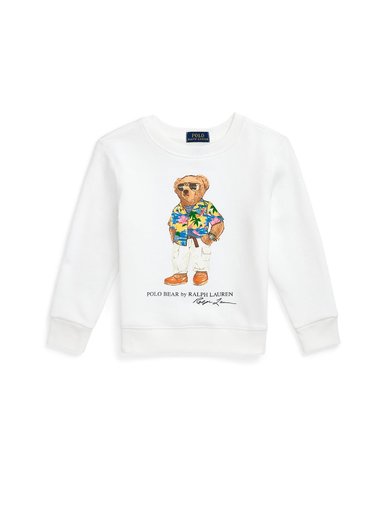 Sweat Polo Bear en molleton - Bear White