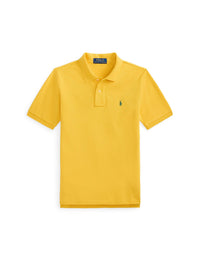 Iconic cotton pique polo shirt - Gold Bugle