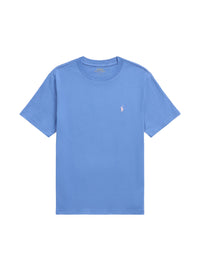 T-shirt col rond en jersey de coton - New England Blue Pink