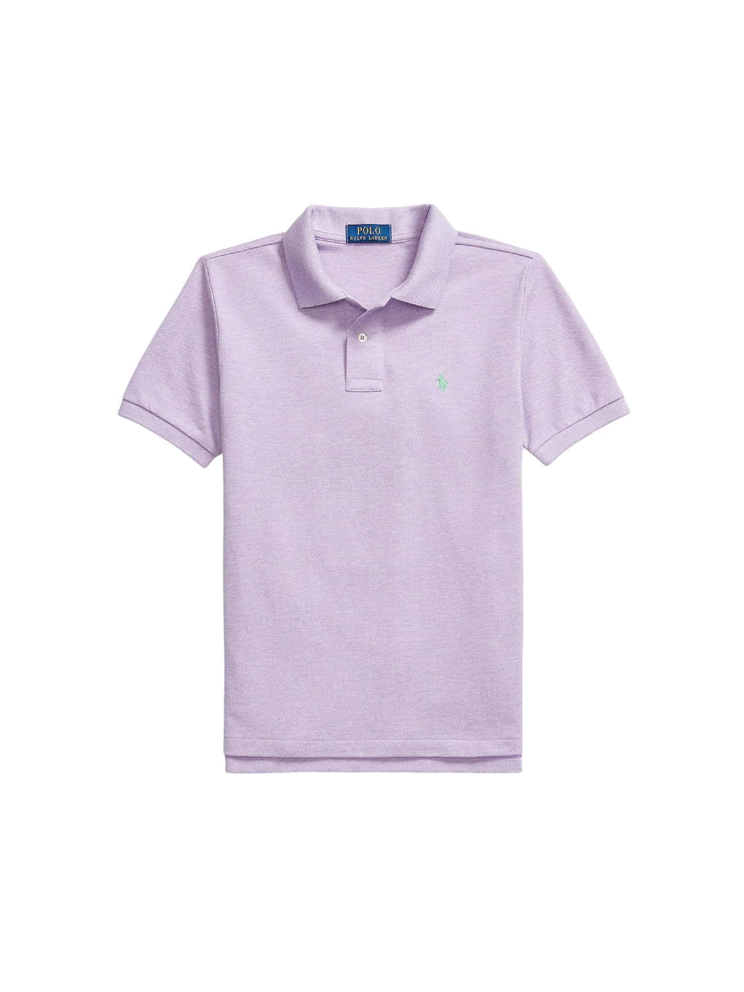 The iconic cotton pique polo shirt - Pastel Purple Heather