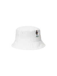 Bob Polo Bear en sergé de coton - White