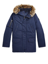 Water-resistant down parka - Newport Navy