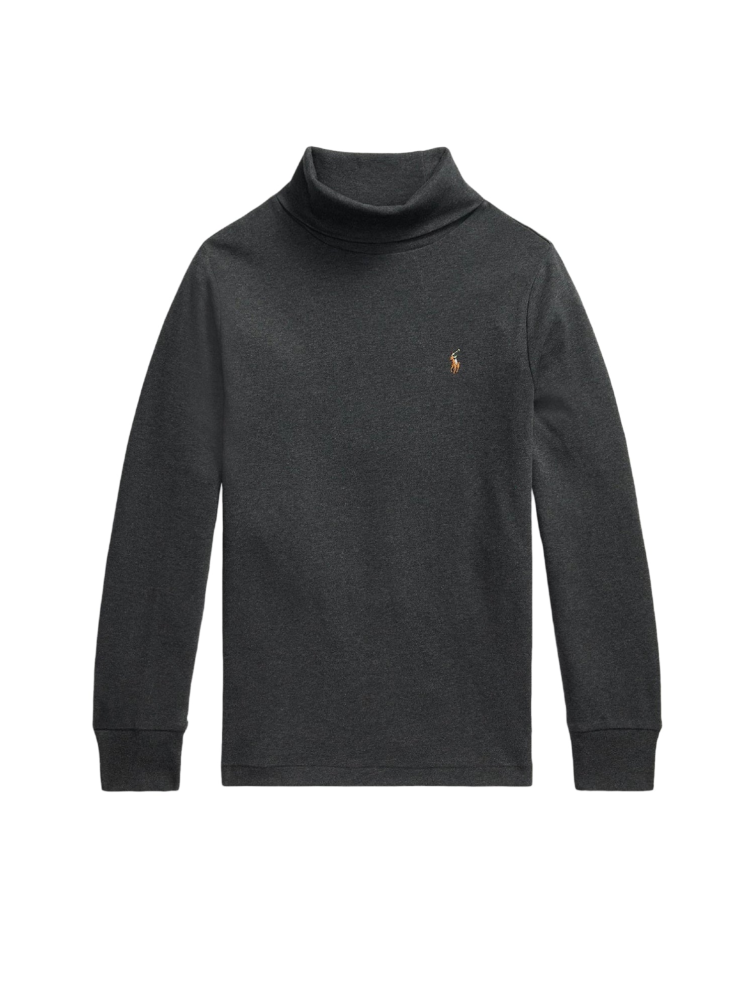 Pull col roulé roulé en interlock de coton - Windsor Heather