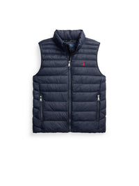Storable quilted waistcoat - Newport Navy