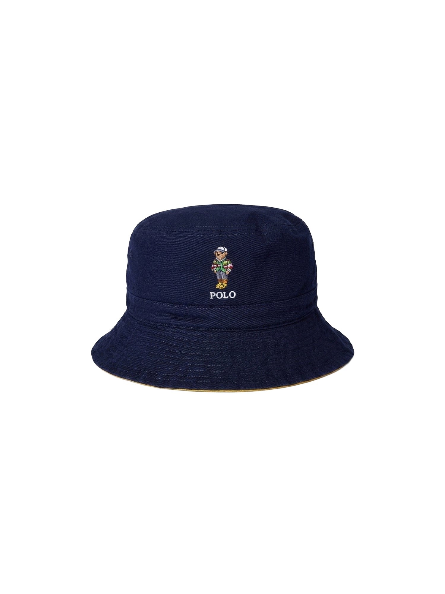 Bob Polo Bear en sergé réversible - Newport Navy Canary Yellow With Bear