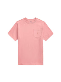 Cotton jersey pocket T-shirt - Faded Peony