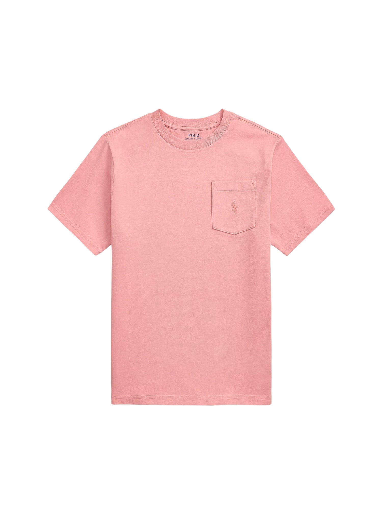 Cotton jersey pocket T-shirt - Faded Peony