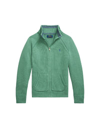 Full zip jumper - Fairway Green