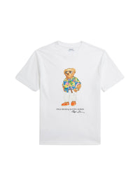 T-shirt Polo Bear jersey de coton  - Bear White