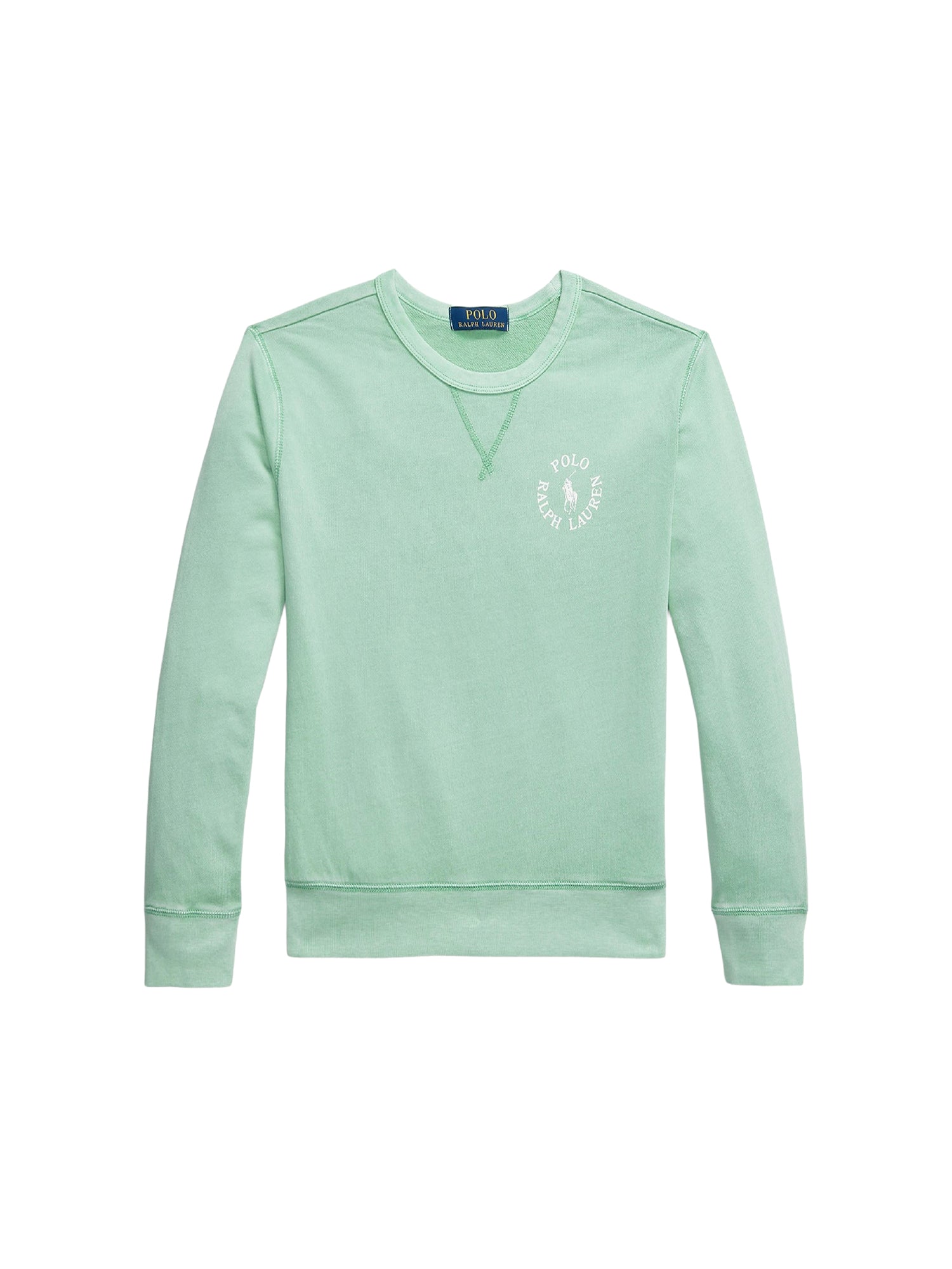 Sweat à logo en molleton de coton - Celadon