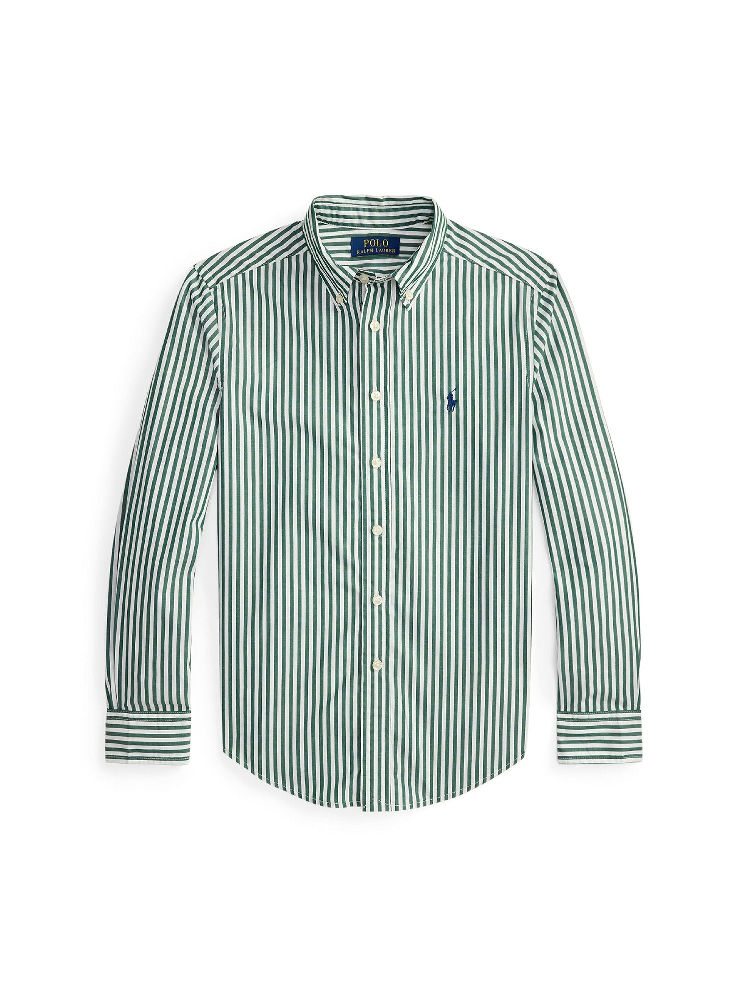 Chemise rayée en popeline de coton - New Forest & White
