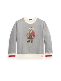 Sweat Polo Bear en molleton - Bear Vintage Pepper Heather