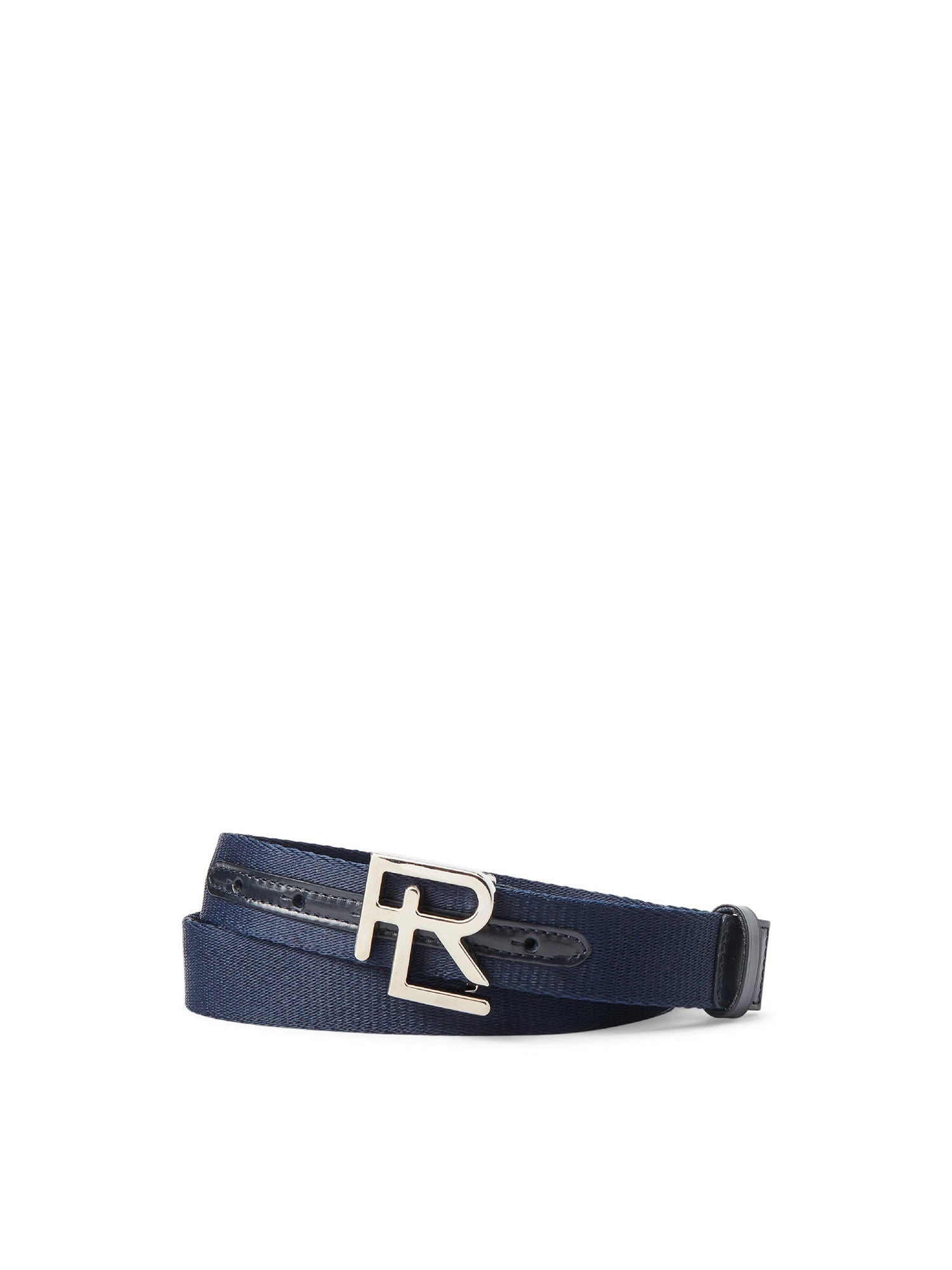 RL canvas and leather belt - Chairman Navy