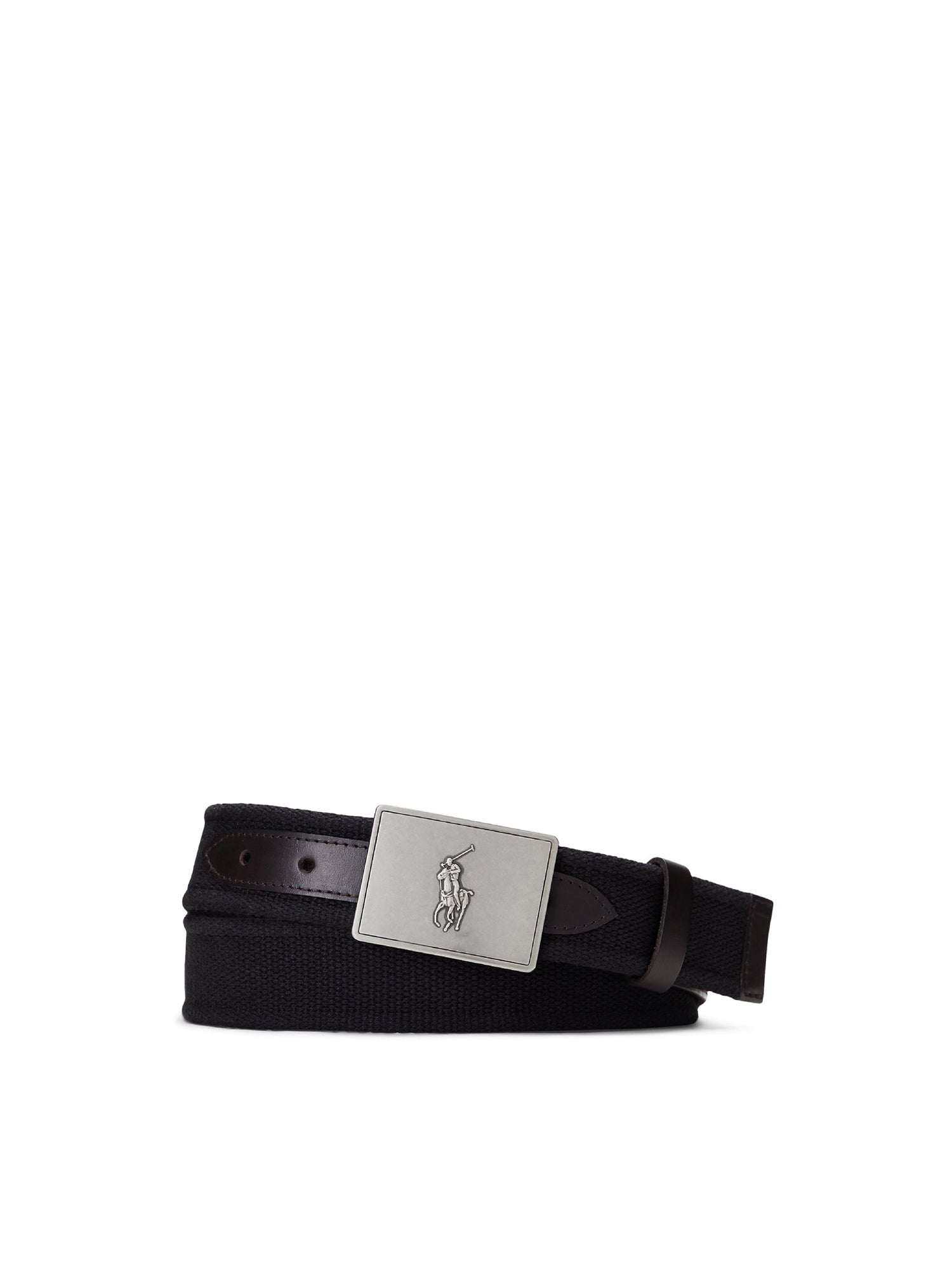 Belt with buckle - Black With Nickel