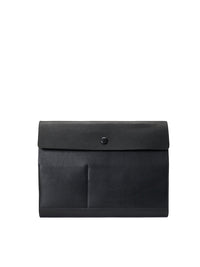 Leather tech case - Black