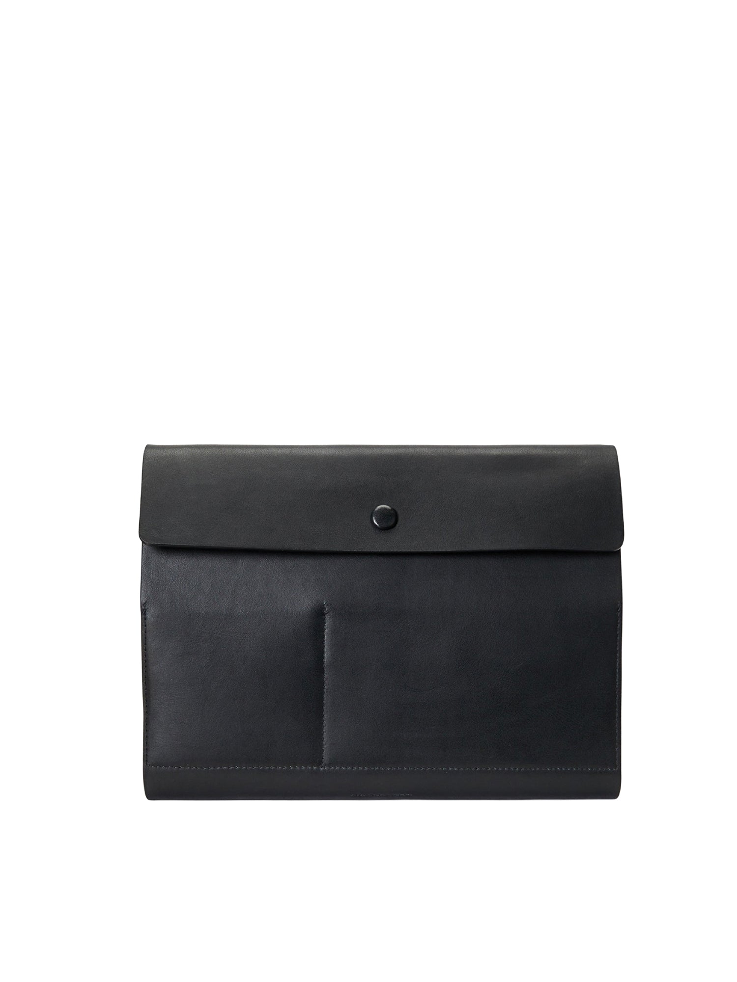 Leather tech case - Black