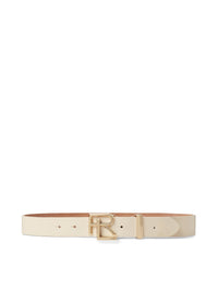 Ceinture RL en cuir bourdé - Butter