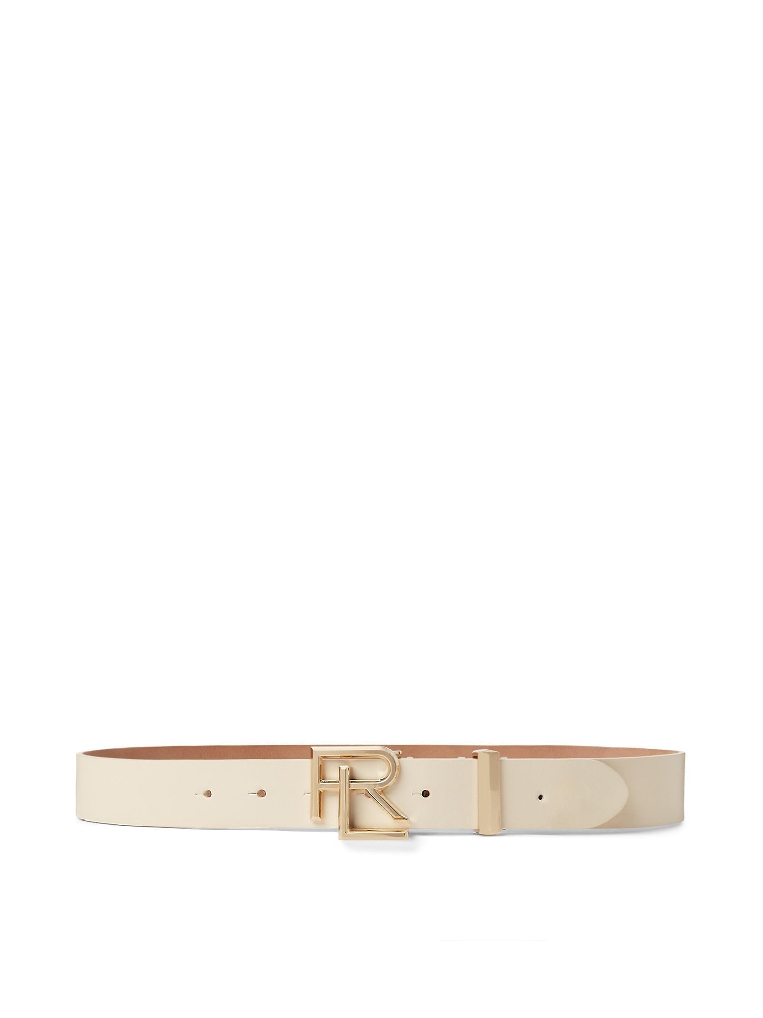 Ceinture RL en cuir bourdé - Butter