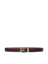 Ceinture RL en cuir bourdé - Ink